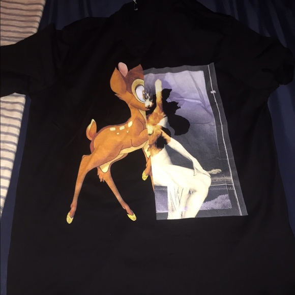 authentic givenchy bambi tshirt xl