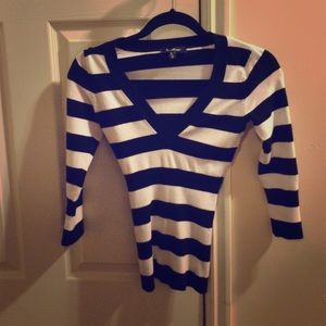 I am selling this Bebe striped sweater.