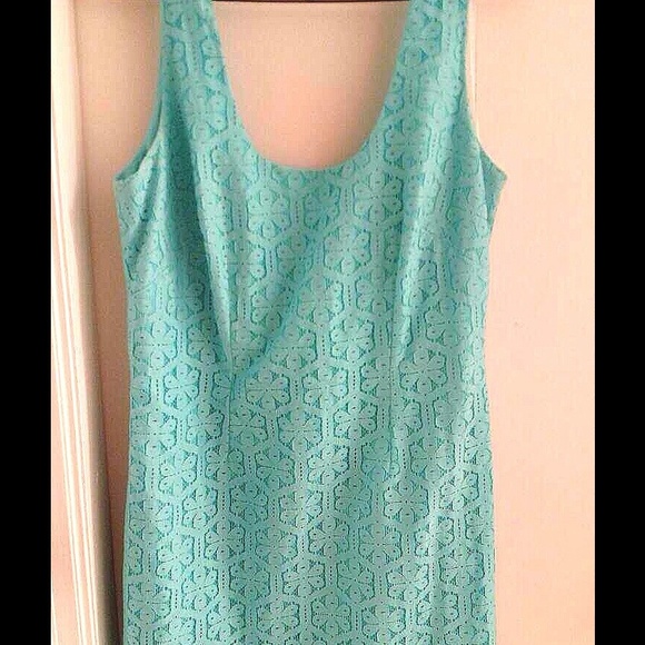 Lilly Pulitzer Blue Lace Dress Sz8