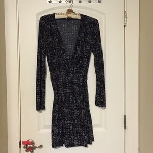 Faux wrap dress