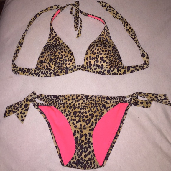 Victoria's Secret leopard print bikini