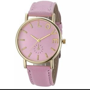 Pink Water Resistant Watch