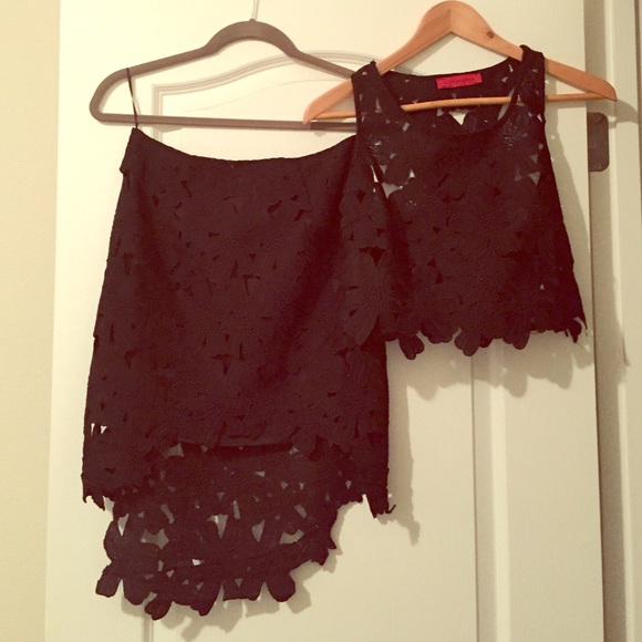 Lace top and bottom