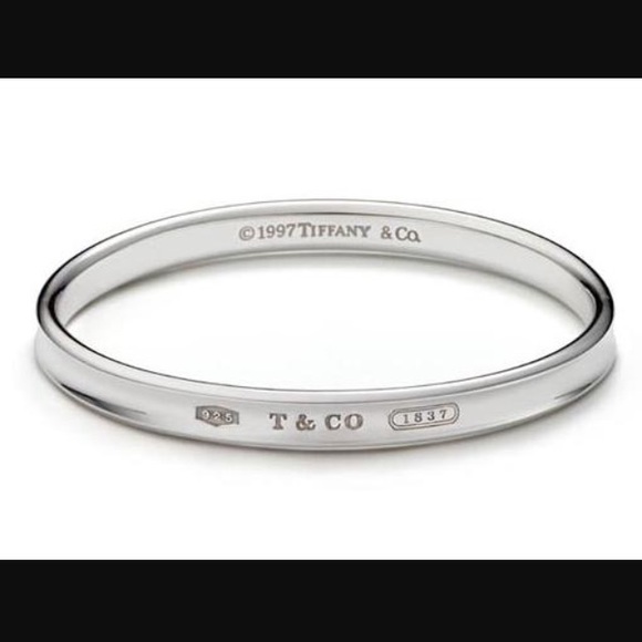 Tiffany & Co. Sterling Silver 1837 Bangle