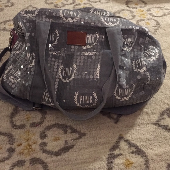 Victoria's Secret pink duffle bag