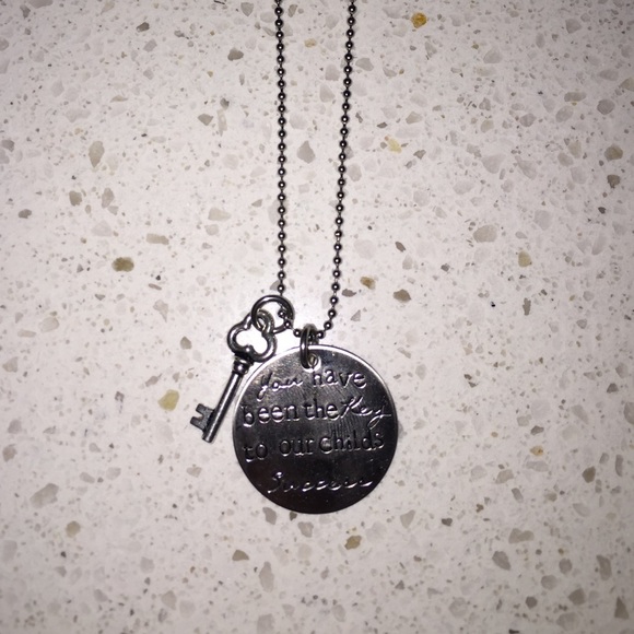 Pebbles jones Handstamped Necklace