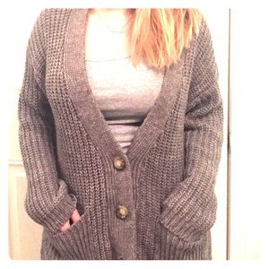 Grey cardigan