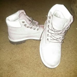 Pink Timberland Boots