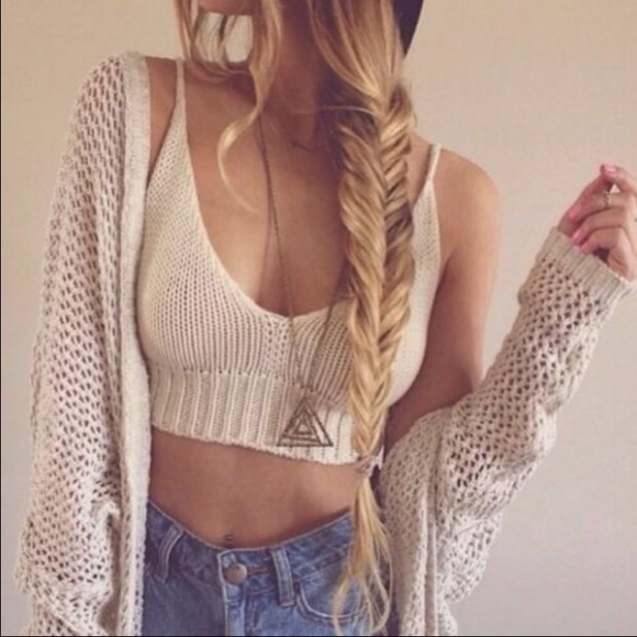 Brandy Melville Tops - Knit Bra Top