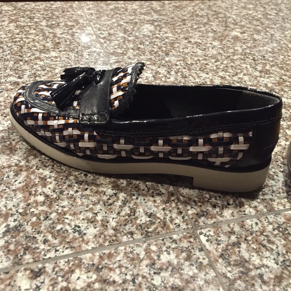 Tory Burch plaid loafers - Picture 2 of 4