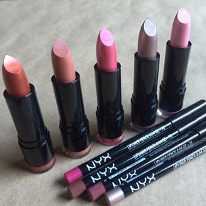 NYX Lipstick Makeup Cosmetics Bundle NEW!