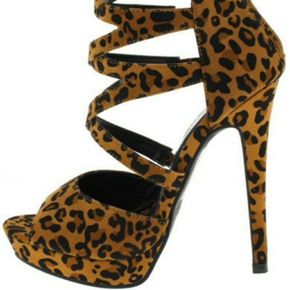 Leopard heels
