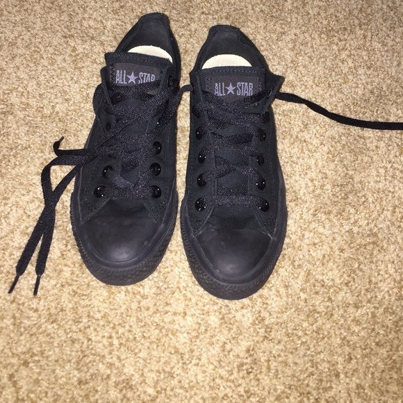 All black converse