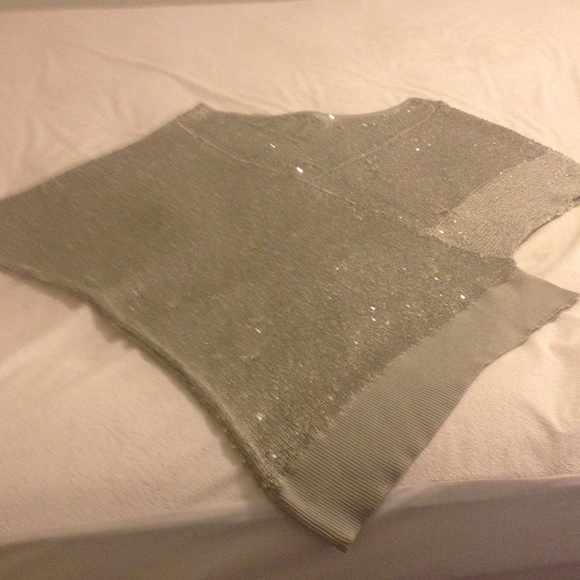 Asymmetrical Silver Shirt