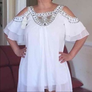 White Romantic Dress💞