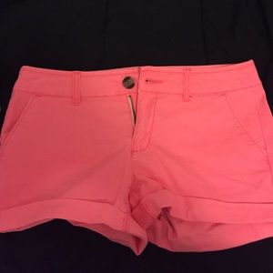 AE hot pink shorts