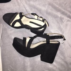Zara platform heels
