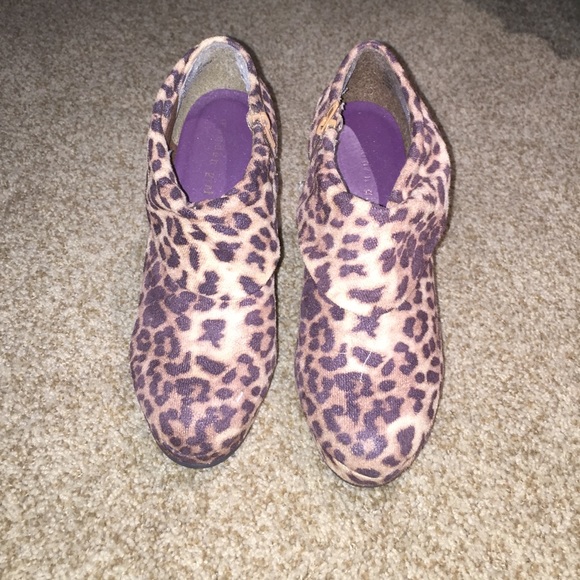 Madden Girl cheetah wedge