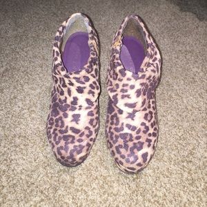 Madden Girl cheetah wedge