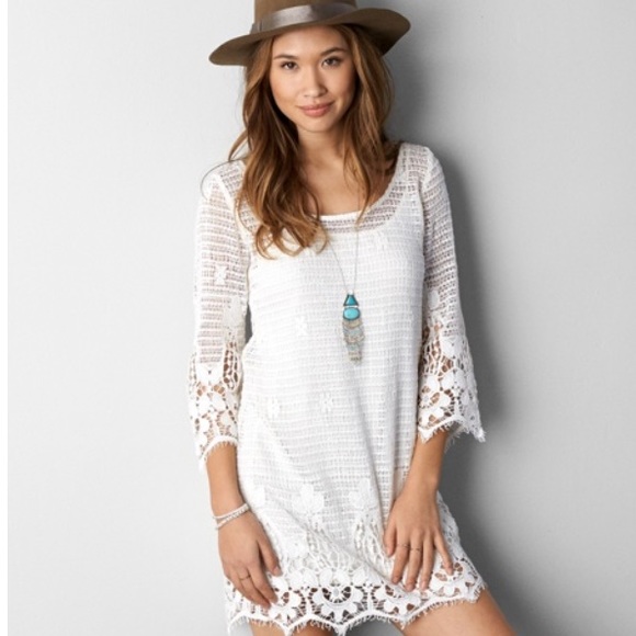 Lace white dress - Picture 1 of 2