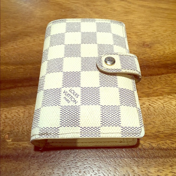 100% Authentic Louis Vuitton Damier Azur Wallet