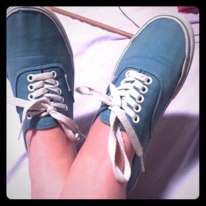 Teal Vans!!