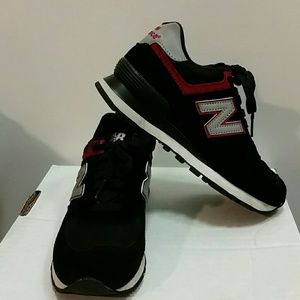 Black New Balance Sneakers 574 Size 6