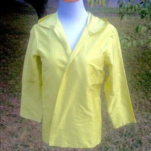 NWOT✨ Karen Kane 100% Silk, Open Front Hoodie