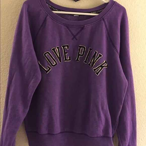 Purple Victoria Secret Pink Sweater