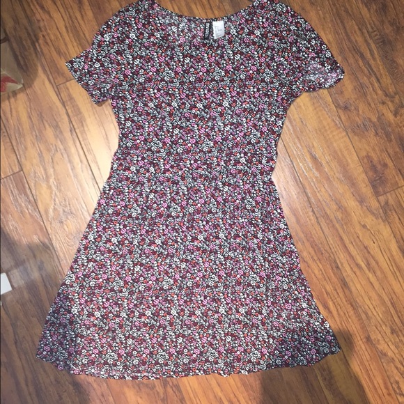 skater style floral dress