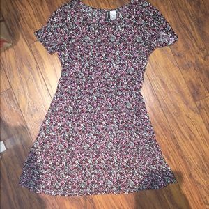 skater style floral dress