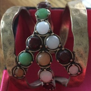 Peace sign cuff bracelet