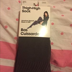 American Apparel thigh-high sock