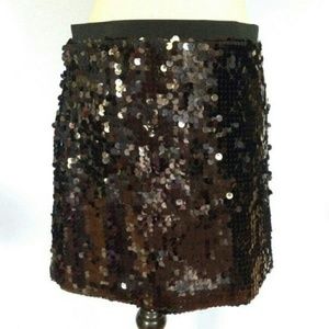 NWT Arden B. Black Sequin Mini Skirt