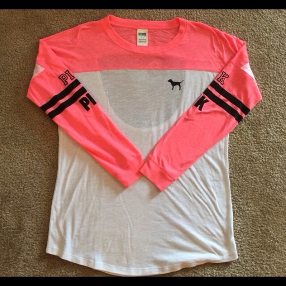 Victoria secret pink varsity crew