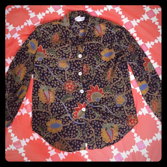 Vintage paisley blouse