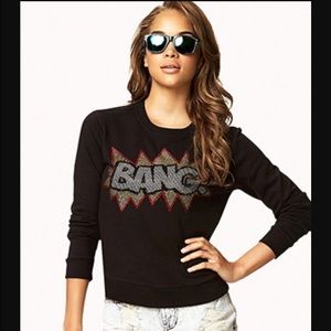 Forever 21 Bang crop sweater