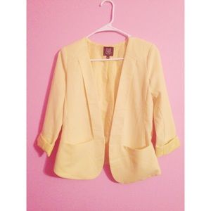 Yellow blazer! Size small!