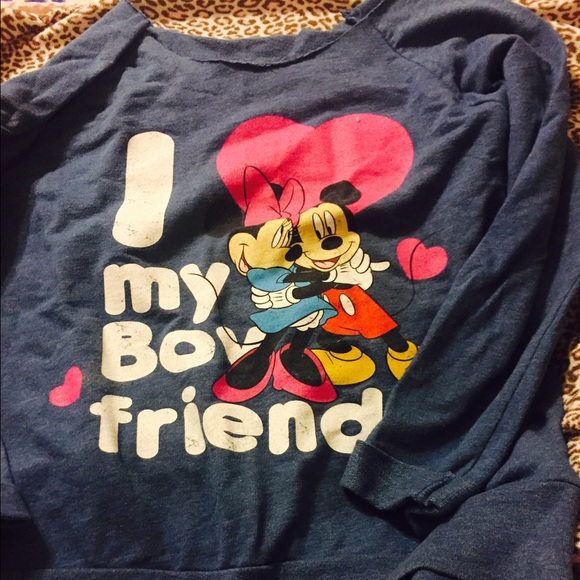 Forever 21 Minnie and Mickey sweater