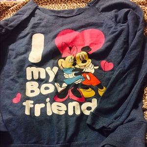 Forever 21 Minnie and Mickey sweater