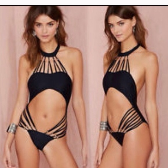 Strappy monokini small bnwt