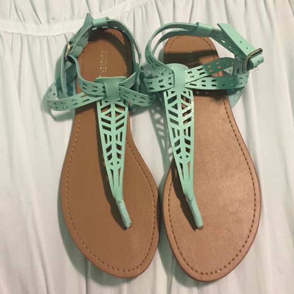 Mint Green Sandals