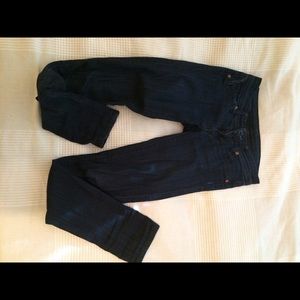 Dark blue jeans