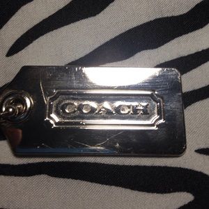 Metal COACH tag