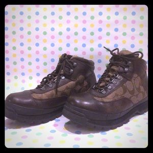 Coach Signature Shoes Used