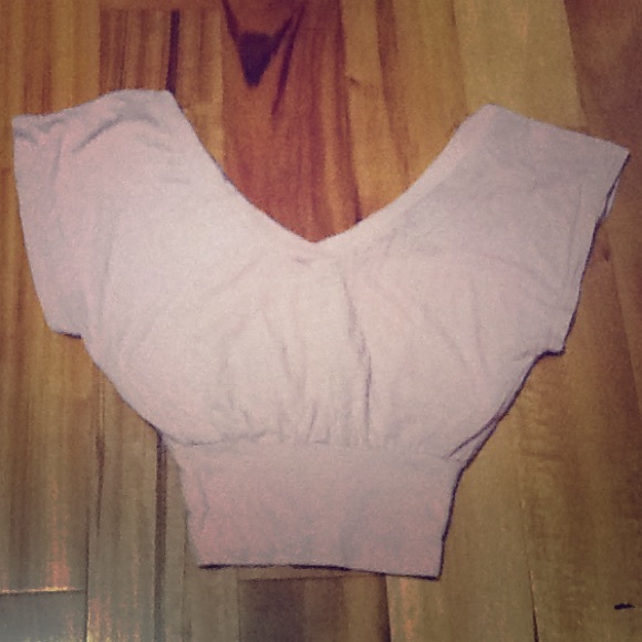 Rose pink crop top