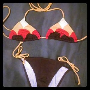 Firey Billabong String Triange Bikini