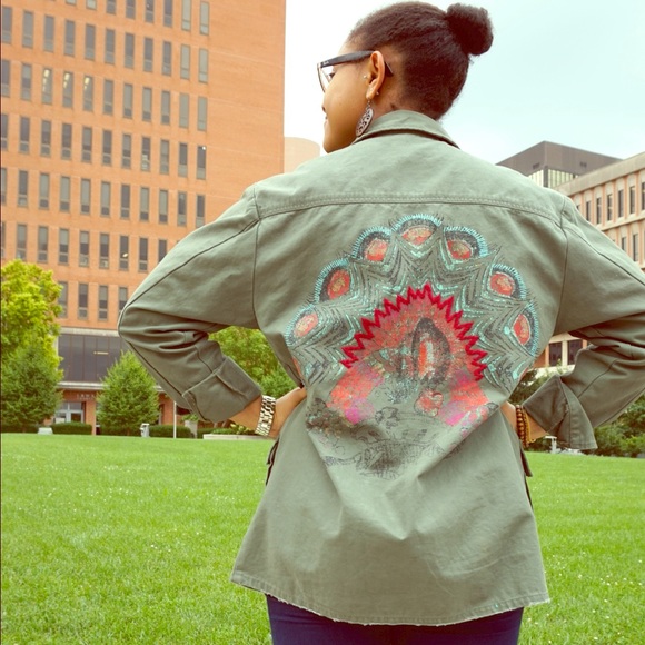 Urban outfitters military jacket