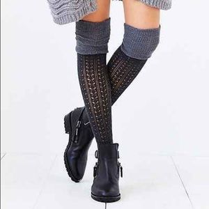 🎼Grey Scrunch Over-the-knee Socks🎼