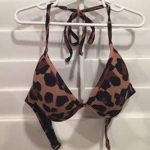 Cheetah bikini top! From Forever 21